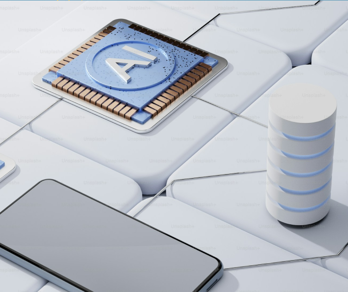 AI Chip and Device Illustration